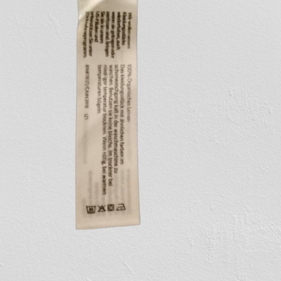 *NWOT EILEEN FISHER 100% Linen Navy Midi Dress | Ethical Luxury | Size M - Picture 3 of 3